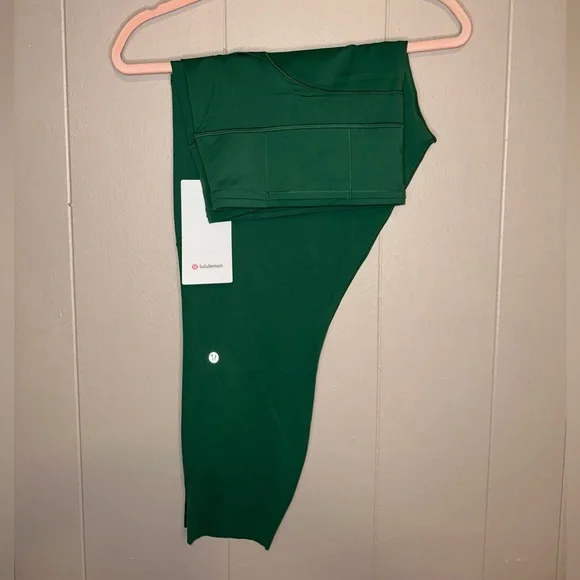 NWT LULULEMON Fast and Free High Rise in Everglade Green Size 20 - Picture 2 of 3
